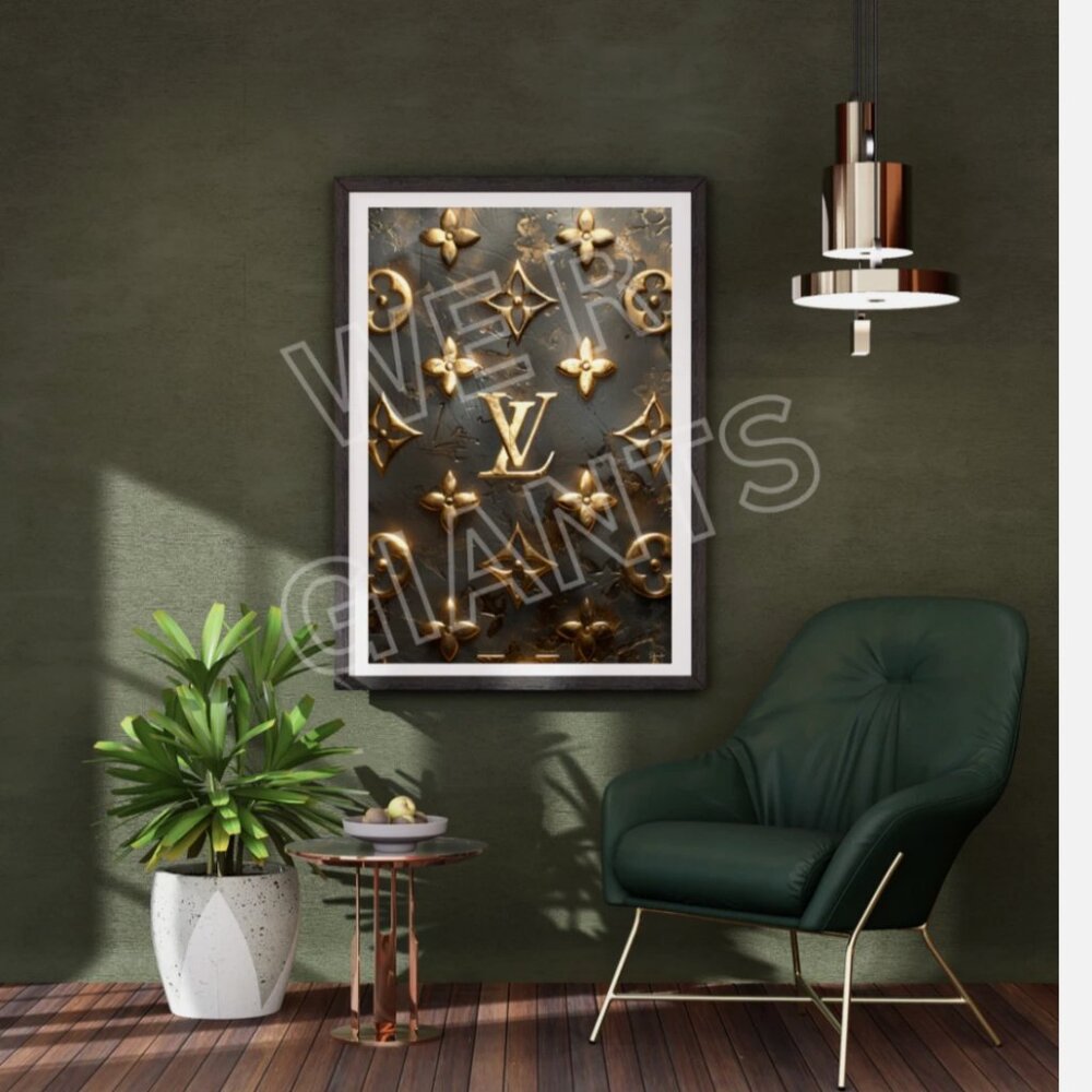 Louis Vuitton Golden Collection 24x36 Art Print